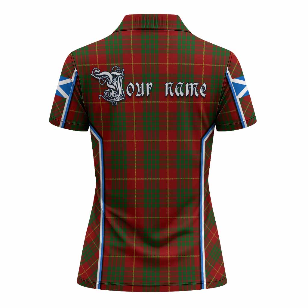 Cameron Tartan Crest Women's Polo Shirt Scotland Coat of Arm Flag Style - Tartan Vibes Clothing