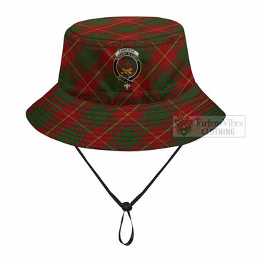 Cameron Tartan Fishing Hat with Family Crest