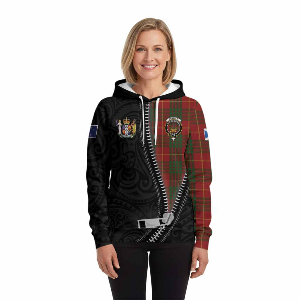 Cameron Tartan Hoodie New Zealand Pattern Unique Zipper Stylized