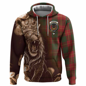 Cameron Tartan Hoodie Roaring Lion Heritage