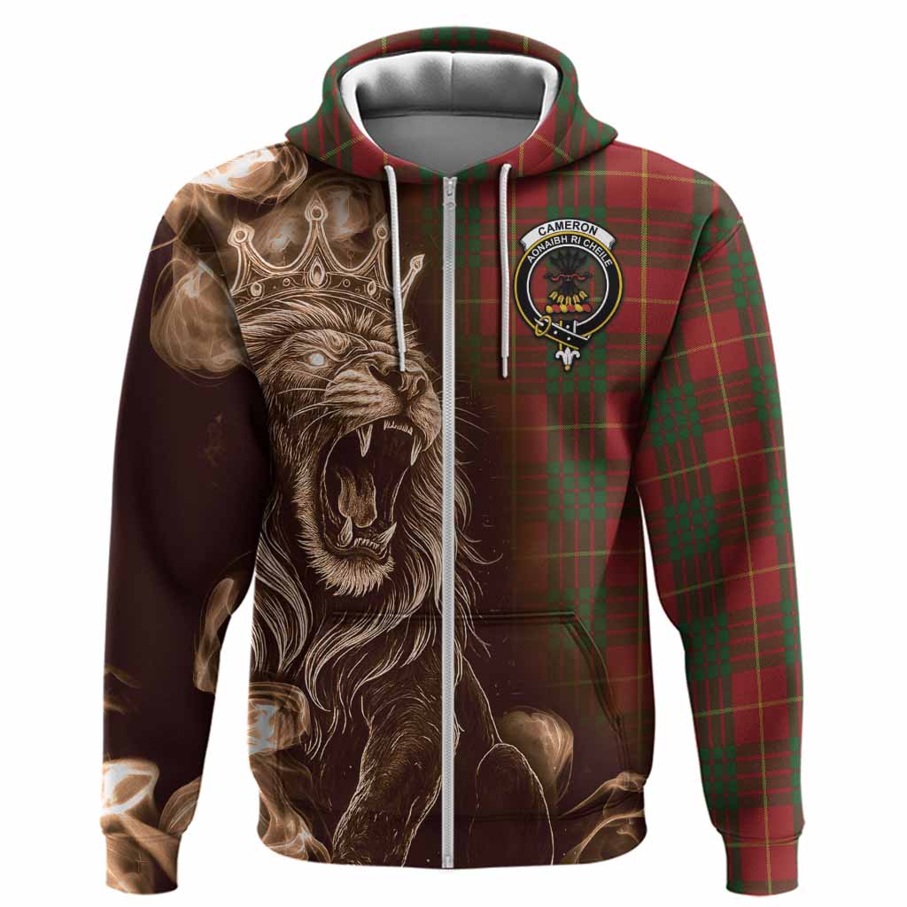 Cameron Tartan Hoodie Roaring Lion Heritage