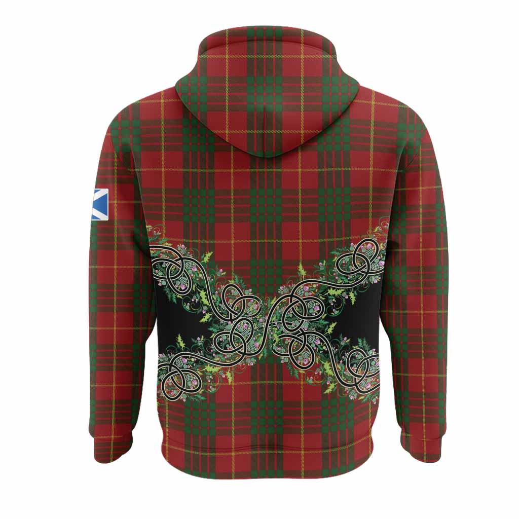 Cameron Tartan Hoodie Thistle Scottish Spirit