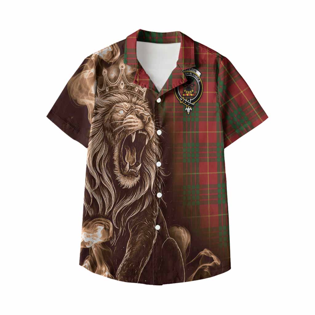 Cameron Tartan Kid Hawaiian Shirt Roaring Lion Heritage