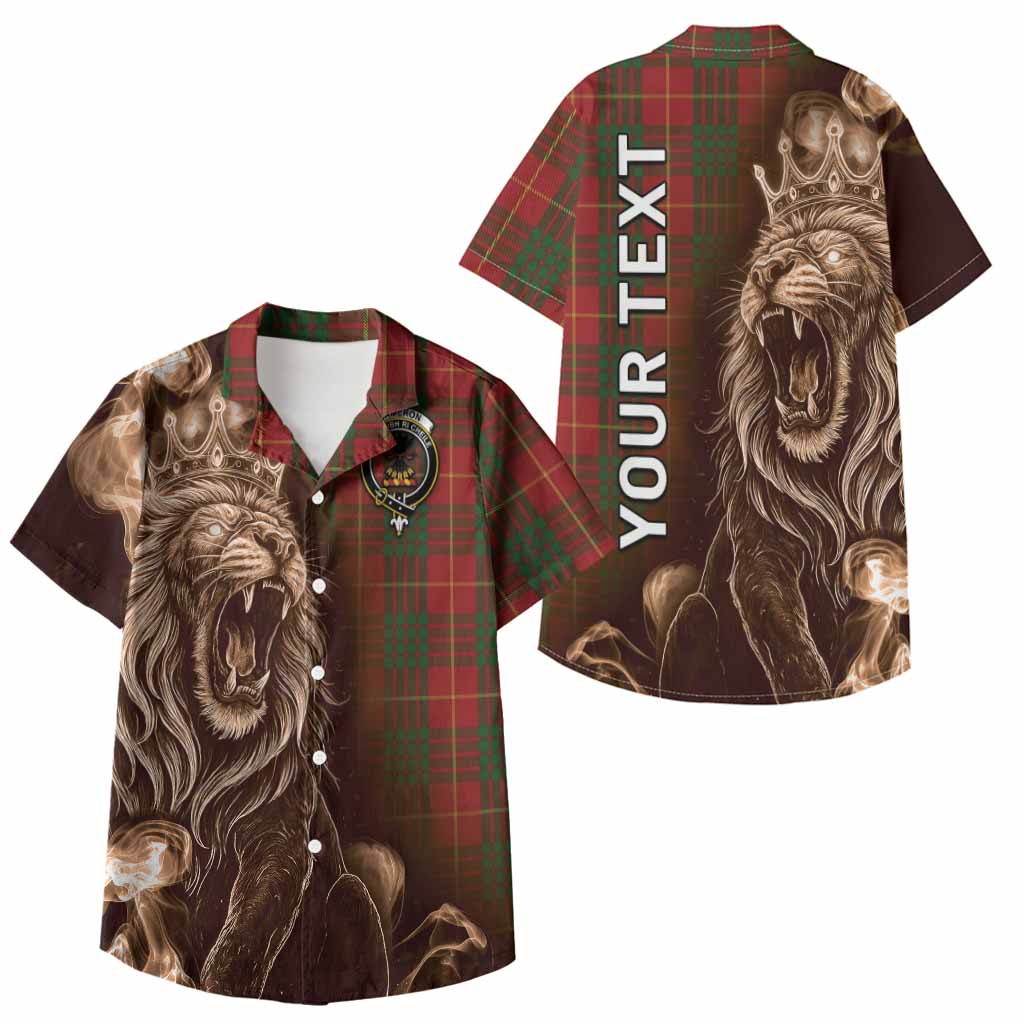 Cameron Tartan Kid Hawaiian Shirt Roaring Lion Heritage