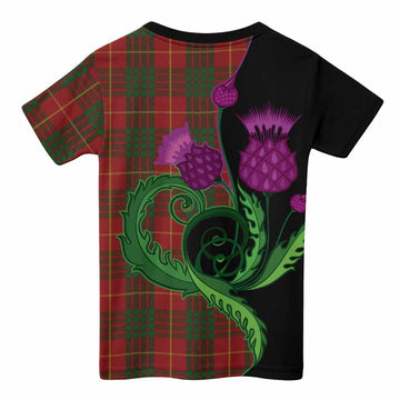 Cameron Tartan Kid T-shirt Traditional Scottish Thistle