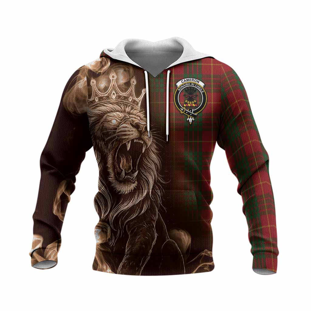 Cameron Tartan Knitted Hoodie Roaring Lion Heritage