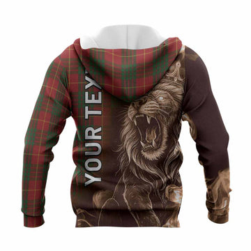 Cameron Tartan Knitted Hoodie Roaring Lion Heritage