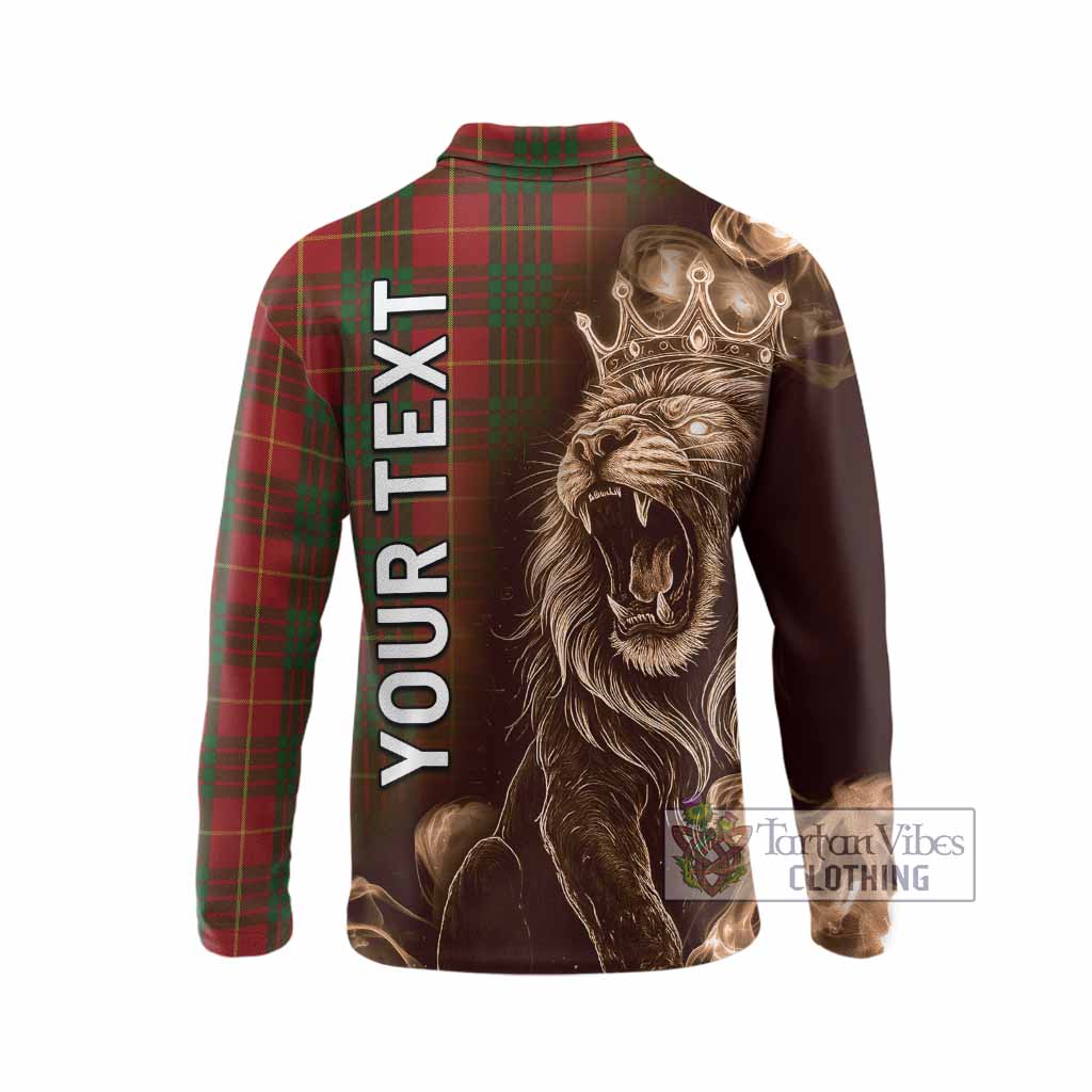 Cameron Tartan Long Sleeve Polo Shirt Roaring Lion Heritage