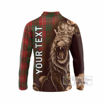 Cameron Tartan Long Sleeve Polo Shirt Roaring Lion Heritage