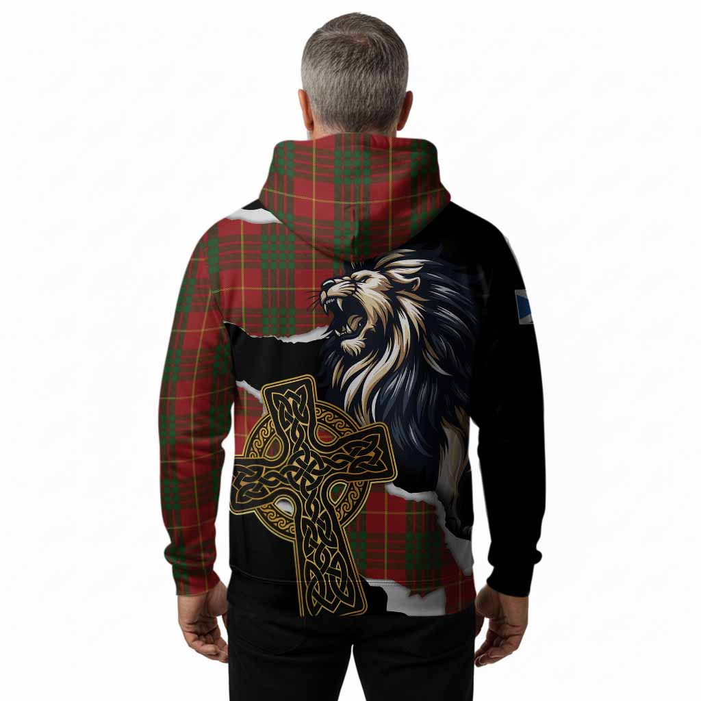 Cameron Tartan Scottish Hoodie Lion Celtic Heritage