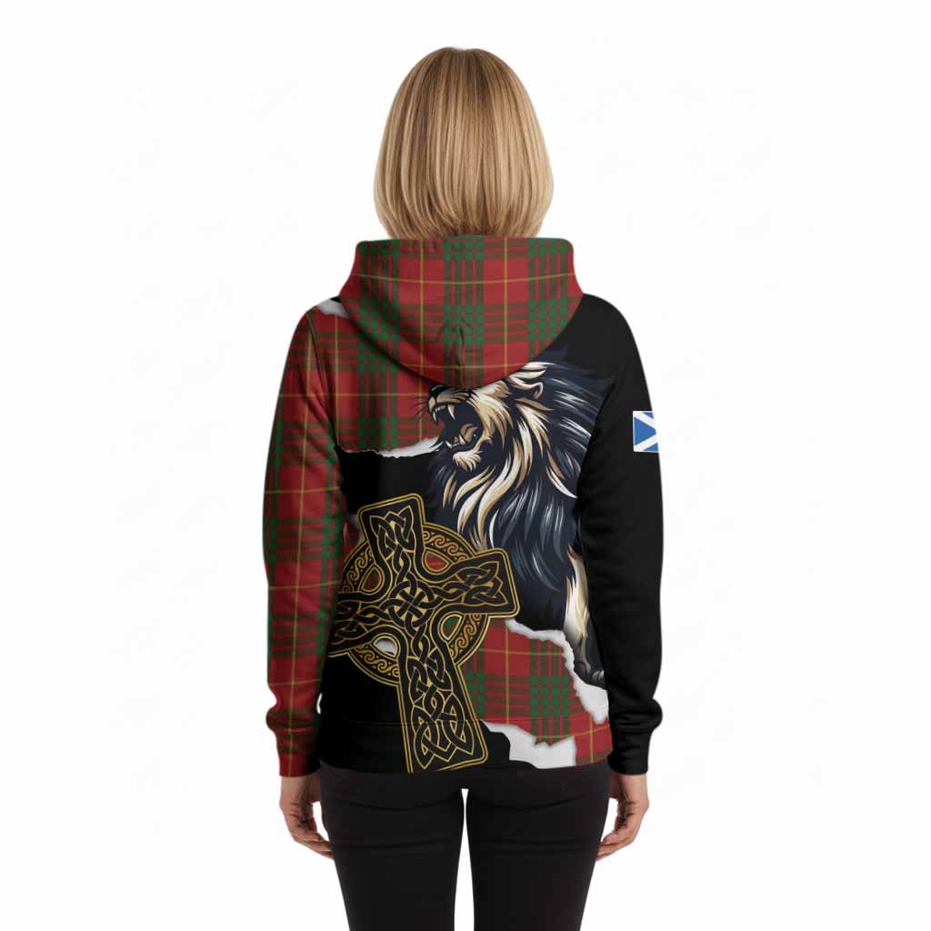 Cameron Tartan Scottish Hoodie Lion Celtic Heritage