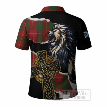 Cameron Tartan Scottish Polo Shirt Lion Celtic Heritage