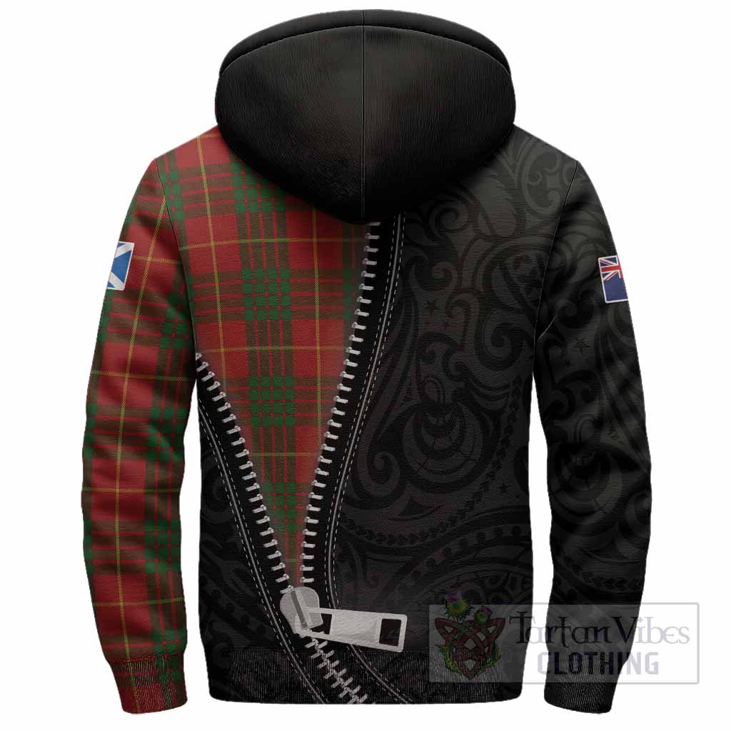 Cameron Tartan Sherpa Hoodie New Zealand Pattern Unique Zipper Stylized