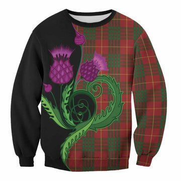 Cameron Tartan Sweatshirt Traditional Scottish Thistle