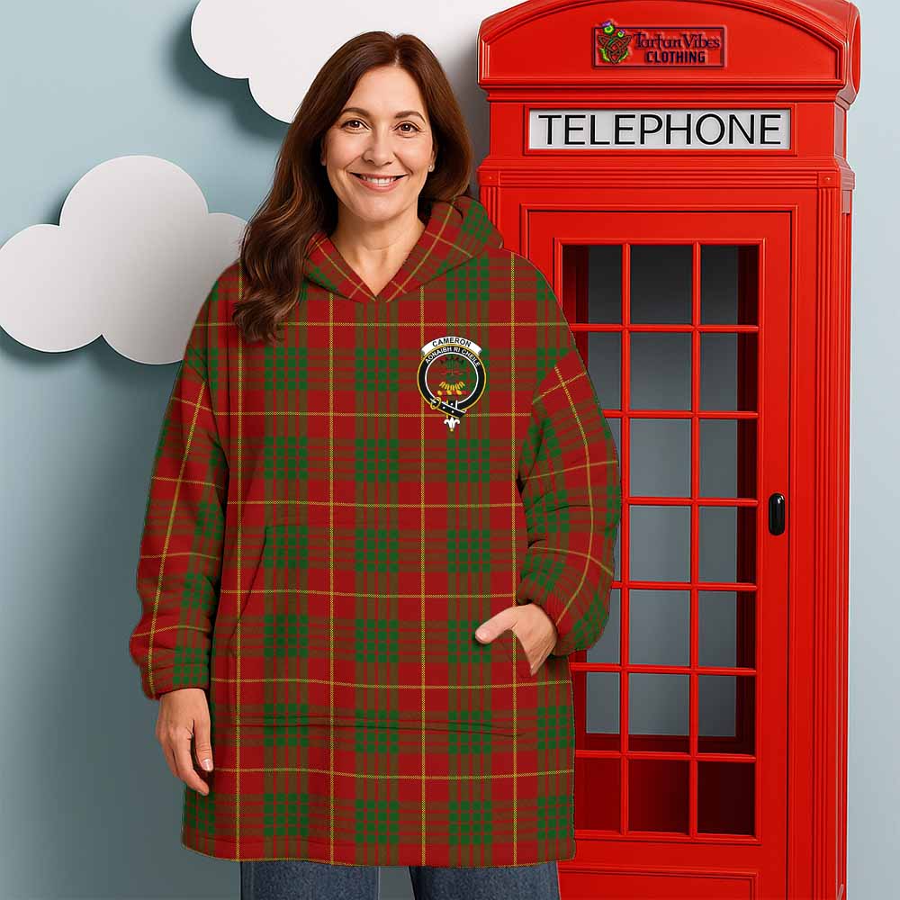 Cameron Tartan Wearable Blanket with Family Crest - Tartan Vibes Clothing