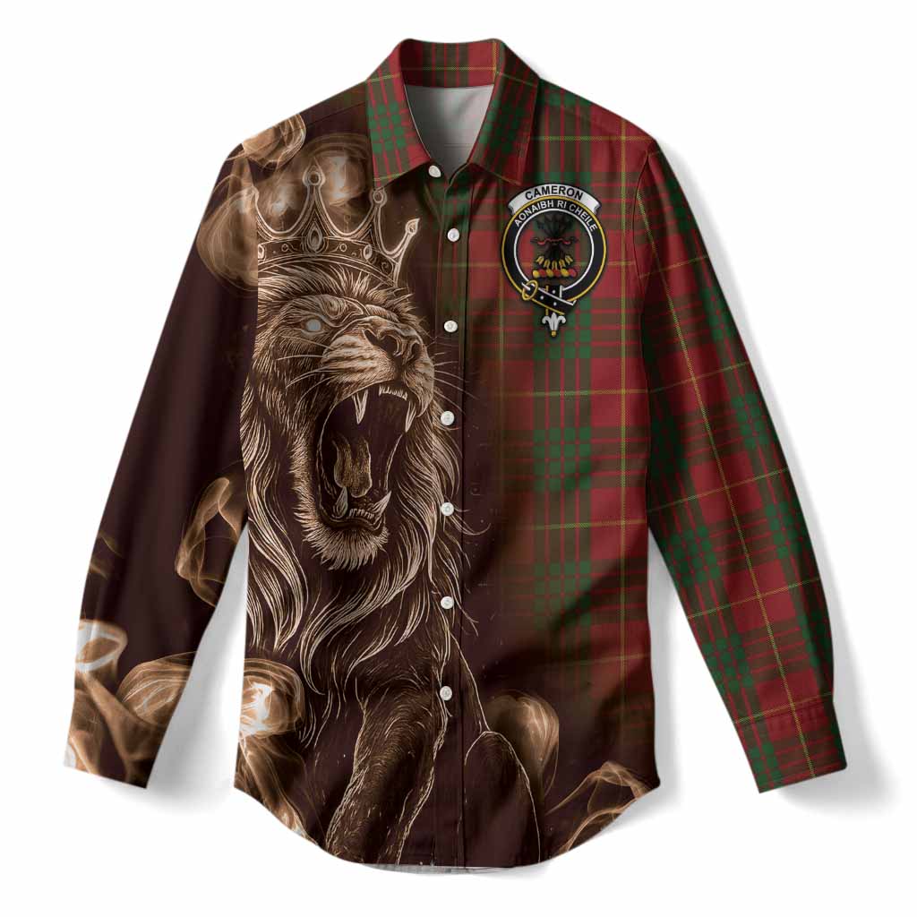 Cameron Tartan Women Casual Shirt Roaring Lion Heritage