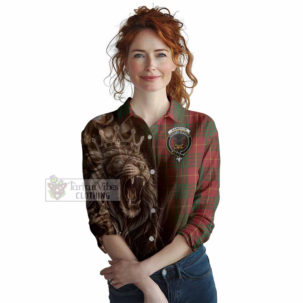 Cameron Tartan Women Casual Shirt Roaring Lion Heritage