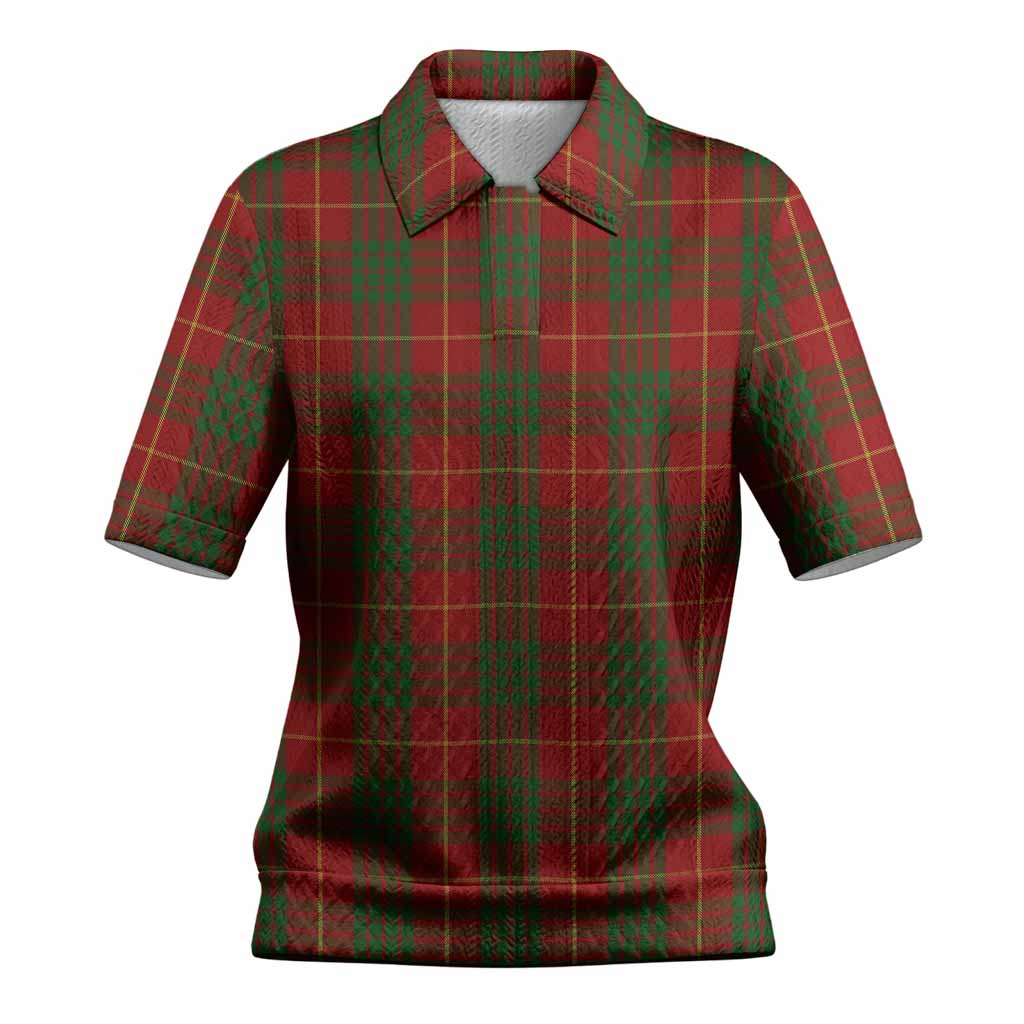 Cameron Tartan Women’s Polo Sweater Top