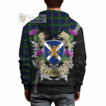 Campbell Tartan Family Crest Hoodie Lion Rampant Royal Thistle Shield Celtic Inspired