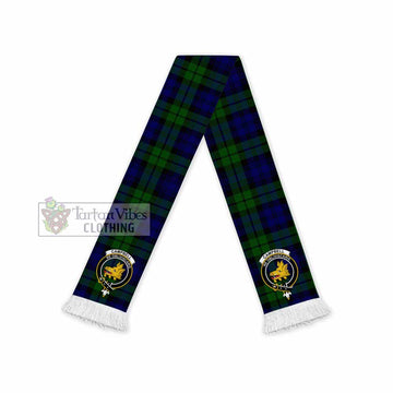 Tartan Vibes Clothing Campbell Tartan Ruffneck Scarf with Family Crest