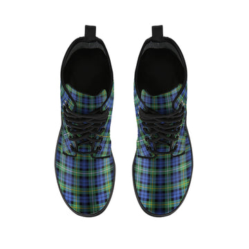 Campbell Argyll Ancient Tartan Leather Boots