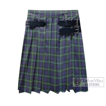 Campbell Argyll Modern Tartan Men's Pleated Skirt - Fashion Casual Retro Scottish Kilt Style