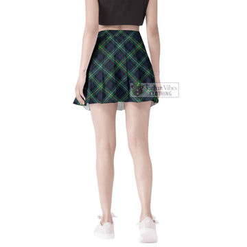 Campbell Argyll Modern #2 Tartan Women's Plated Mini Skirt