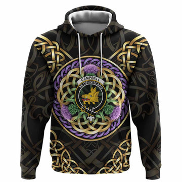 Campbell Clan Crest Hoodie Celtic Scottish Thistle