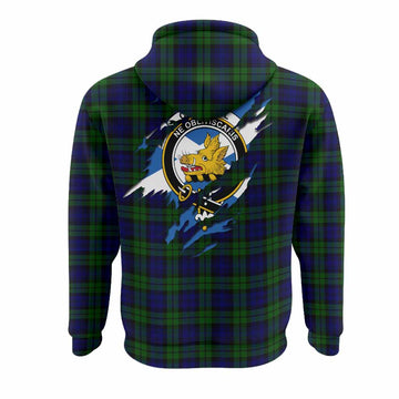 Campbell Clan Crest In Me Tartan Hoodie Scotland Flag Style