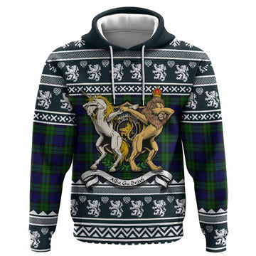 Campbell Clan Tartan Crest Christmas Hoodie Coat of Arms Funny Style