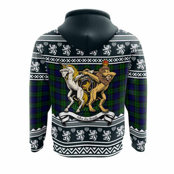 Campbell Clan Tartan Crest Christmas Hoodie Coat of Arms Funny Style