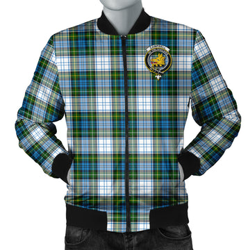 Campbell Dress Tartan Bomber Jacket with Family Crest