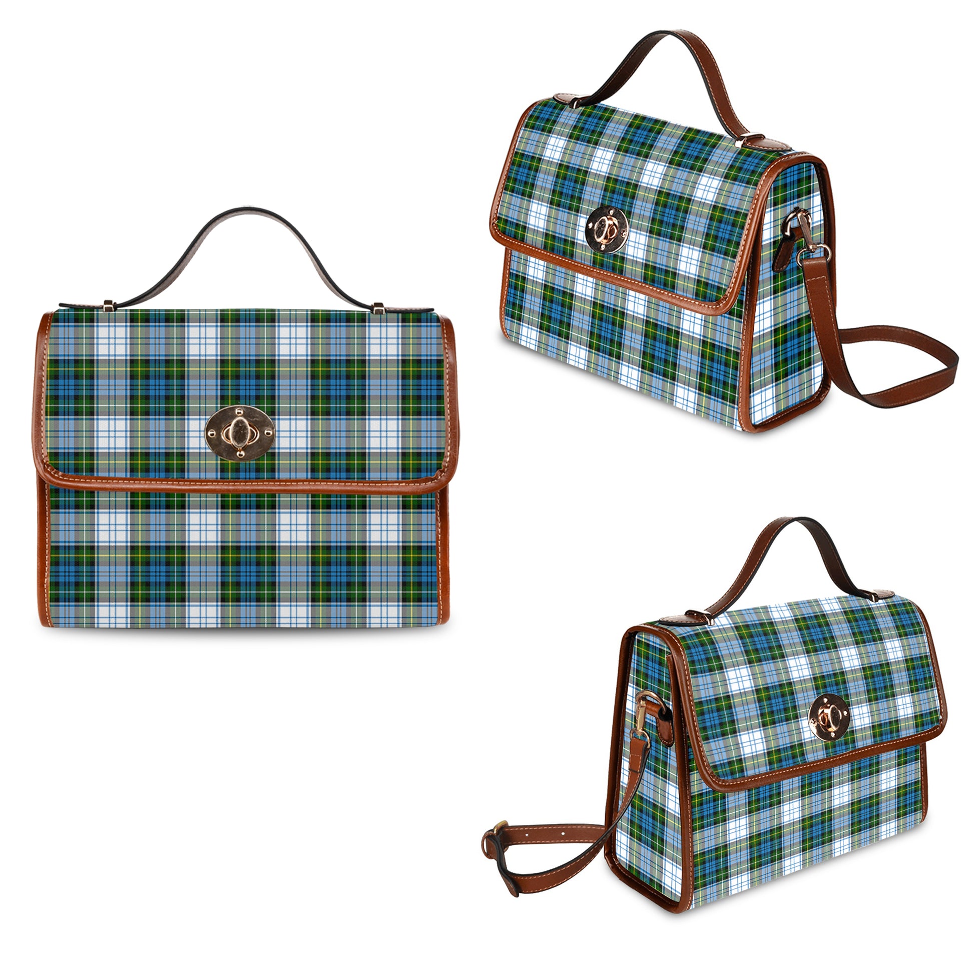 campbell-dress-tartan-leather-strap-waterproof-canvas-bag