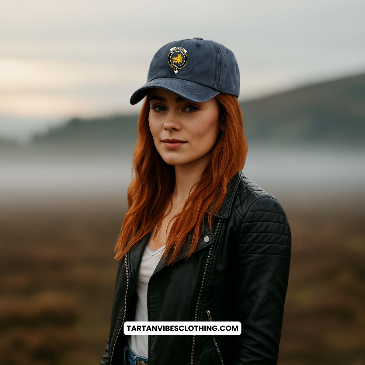 Campbell Family Crest Denim Classic Cap