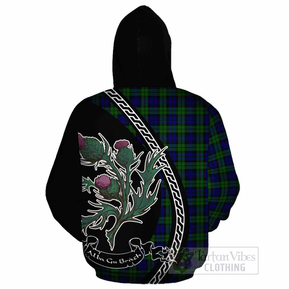 Campbell Family Crest Tartan Cotton Hoodie Alba Thistle Inspired - Tartan Vibes Clothing