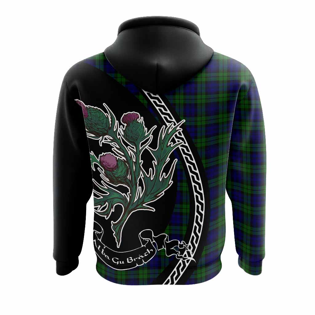 Campbell Family Crest Tartan Hoodie Alba Thistle Inspired - Tartan Vibes Clothing