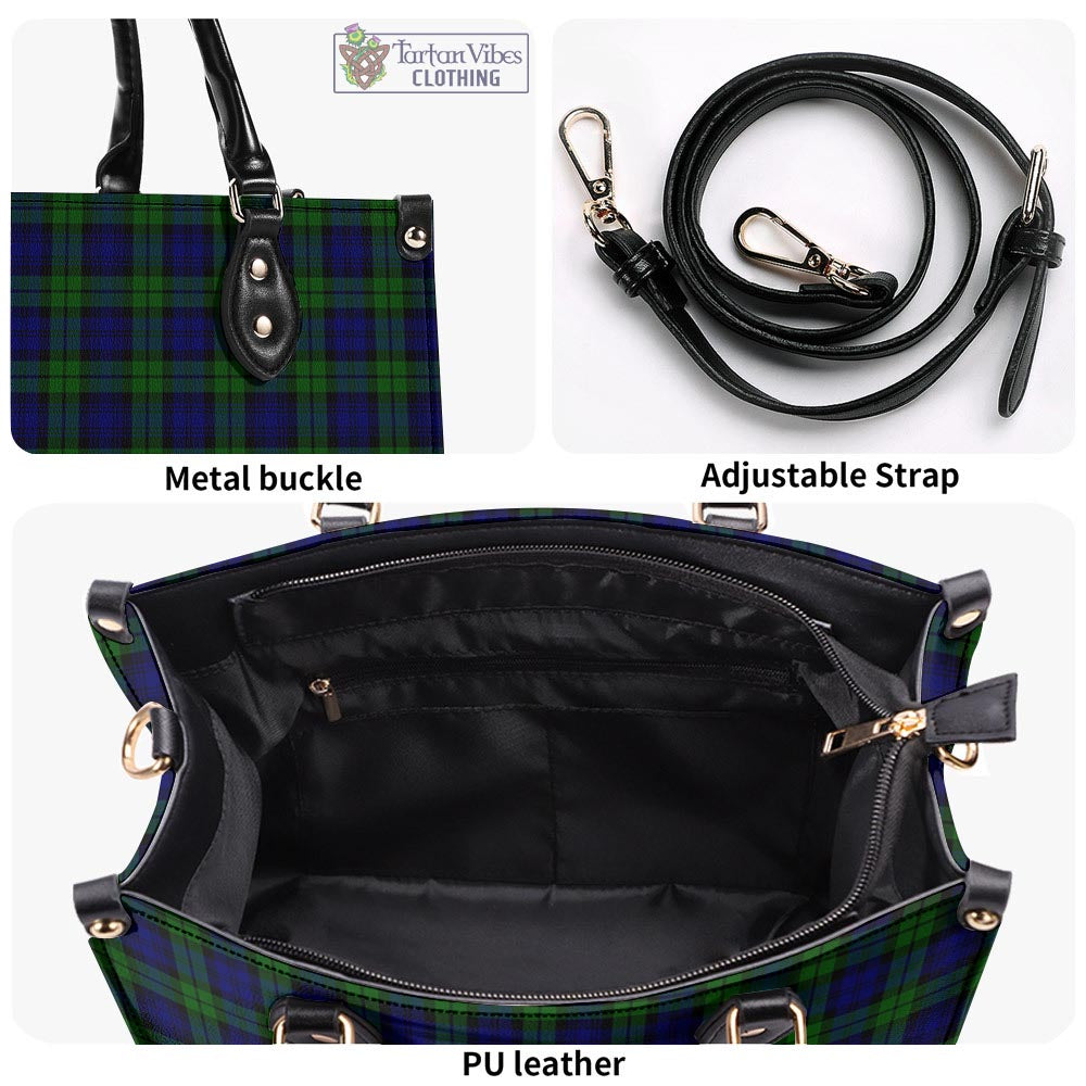 Campbell Tartan Luxury Leather Handbags - Tartan Vibes Clothing