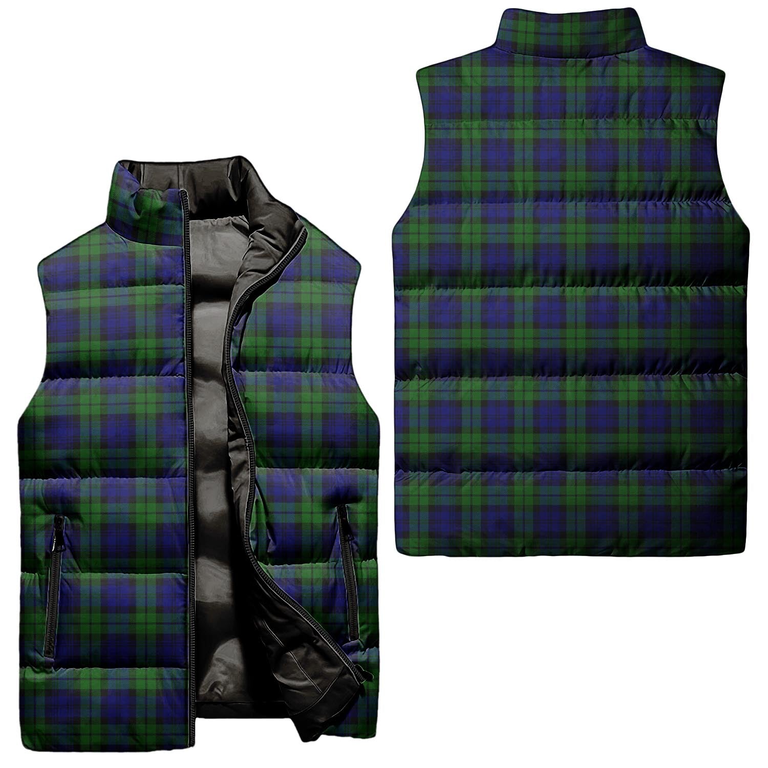 Campbell Modern Tartan Sleeveless Puffer Jacket Unisex - Tartanvibesclothing