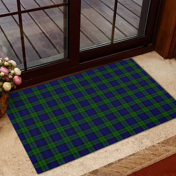 Campbell Tartan Rubber Doormat