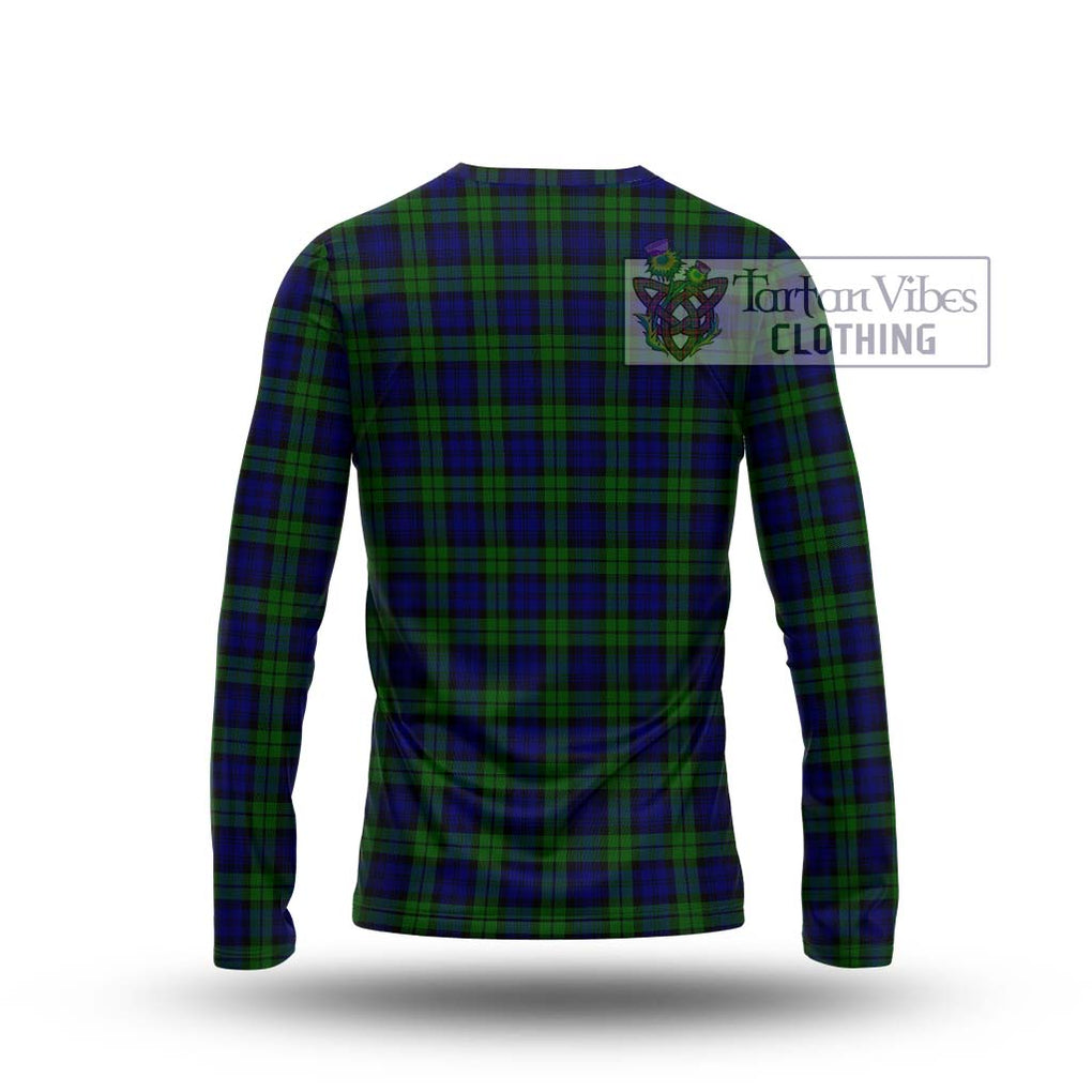 Campbell Tartan Long Sleeve T-Shirt with Family Crest DNA In Me Style - Tartanvibesclothing Shop
