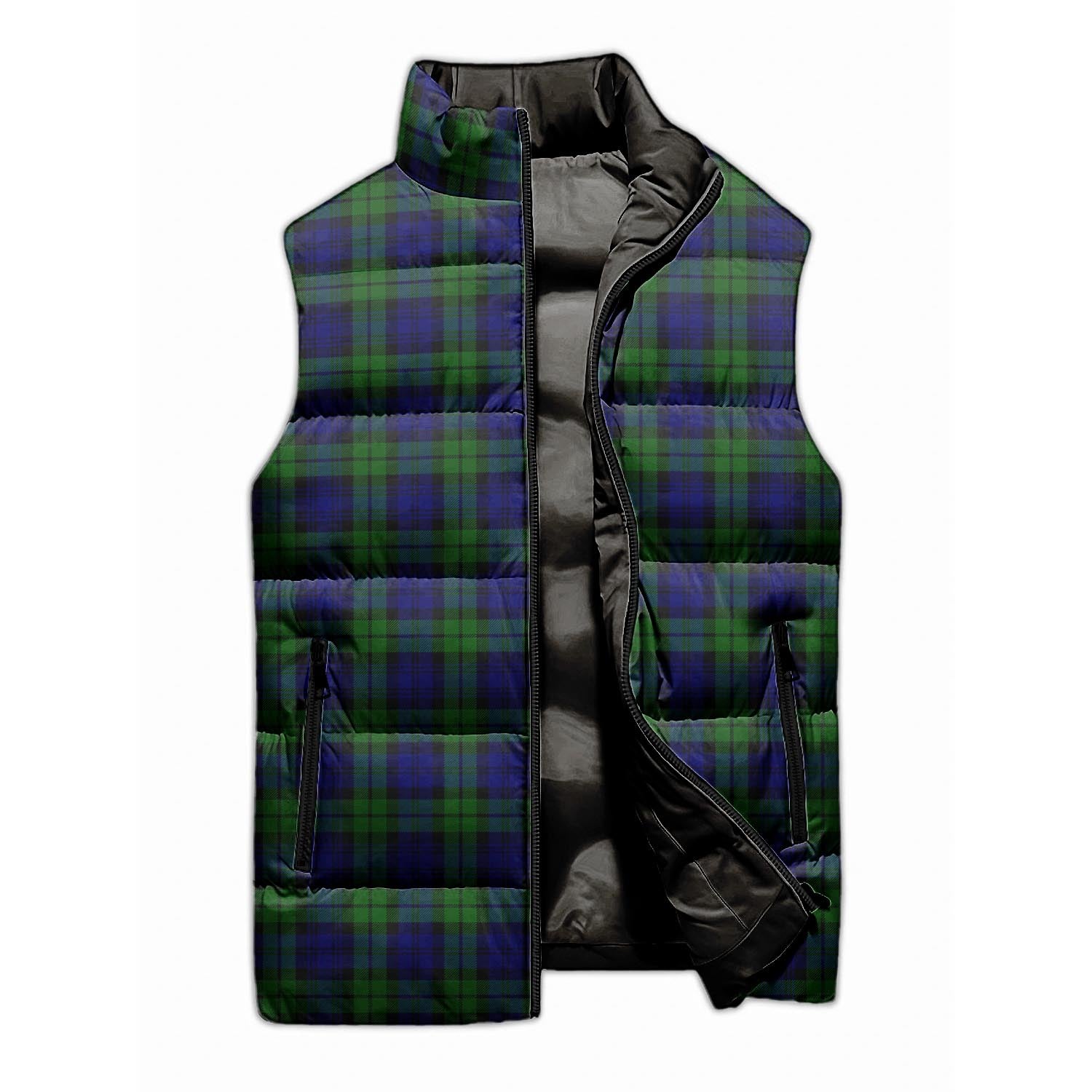 Campbell Modern Tartan Sleeveless Puffer Jacket - Tartanvibesclothing