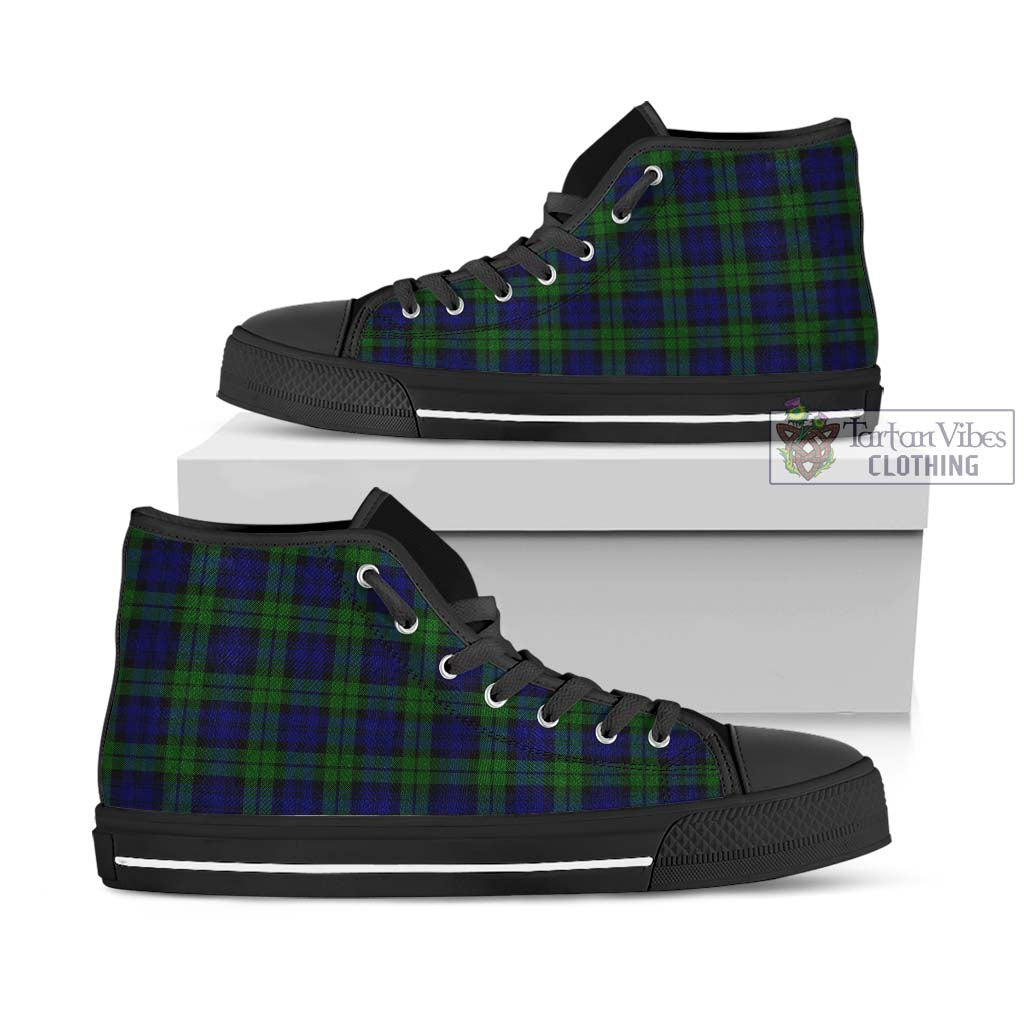 Tartan Vibes Clothing Campbell Modern Tartan High Top Shoes