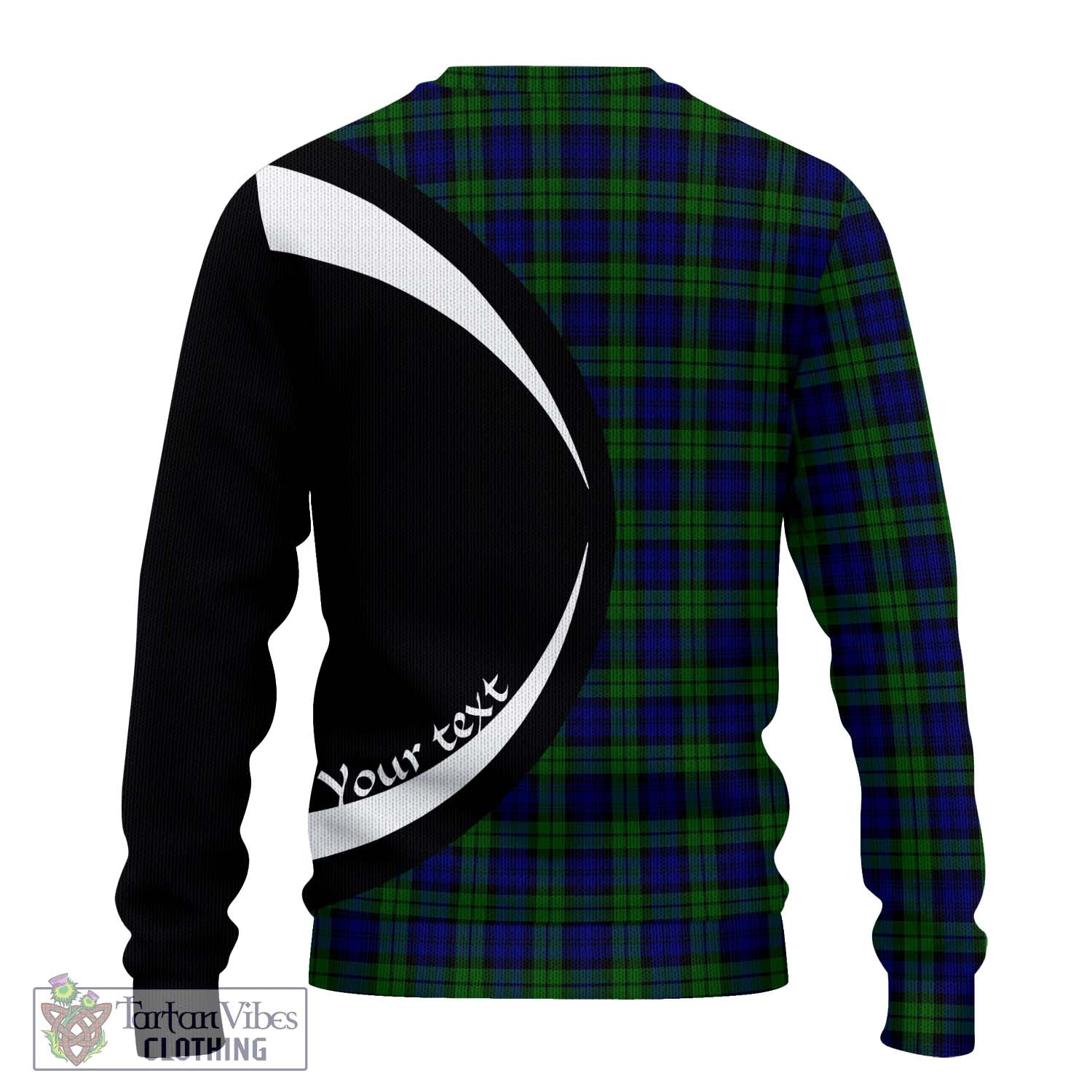 Campbell Tartan Ugly Sweater with Family Crest Circle Style - Tartan Vibes Clothing