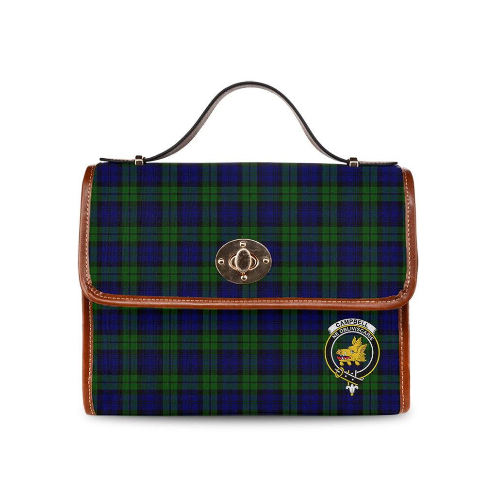 campbell-modern-tartan-leather-strap-waterproof-canvas-bag-with-family-crest