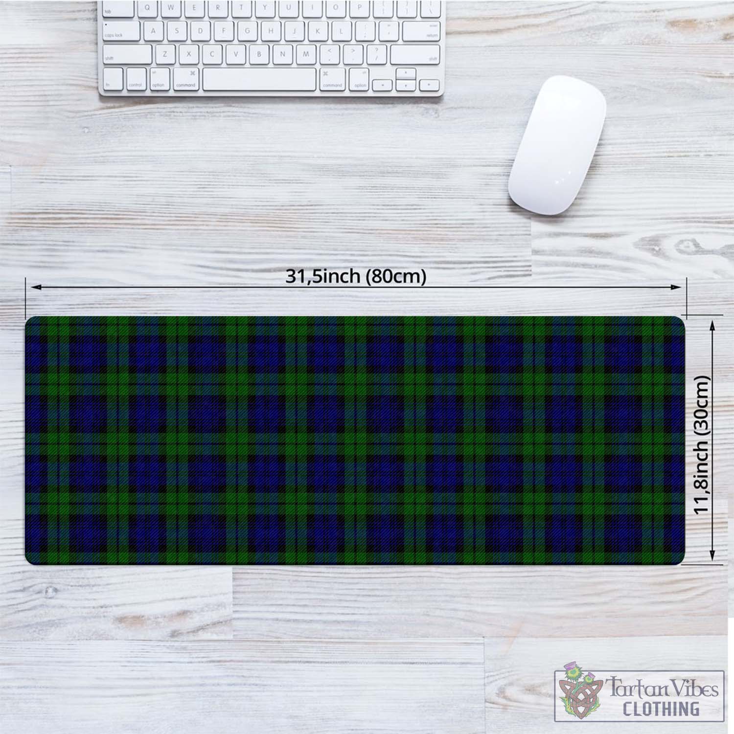 Tartan Vibes Clothing Campbell Modern Tartan Mouse Pad