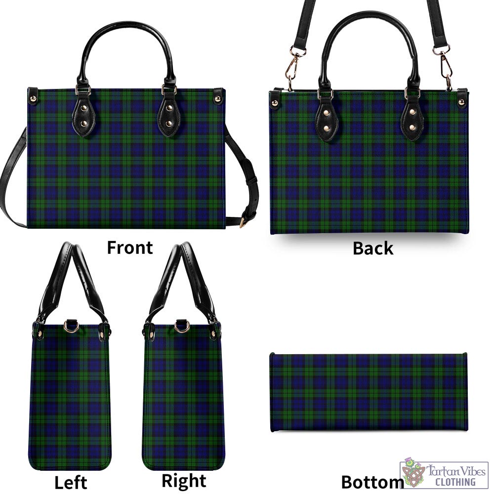 Campbell Tartan Luxury Leather Handbags - Tartan Vibes Clothing
