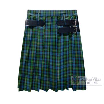 Campbell of Argyll #02 Tartan Men's Pleated Skirt - Fashion Casual Retro Scottish Kilt Style