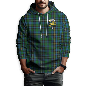 Campbell of Argyll #02 Tartan Hoodie with Family Crest