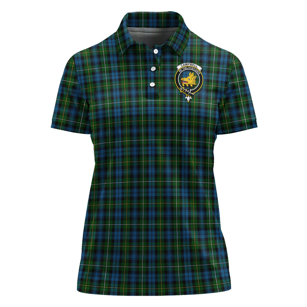 campbell-of-argyll-02-tartan-polo-shirt-with-family-crest-for-women