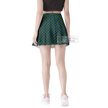 Campbell of Argyll #02 Tartan Women's Plated Mini Skirt